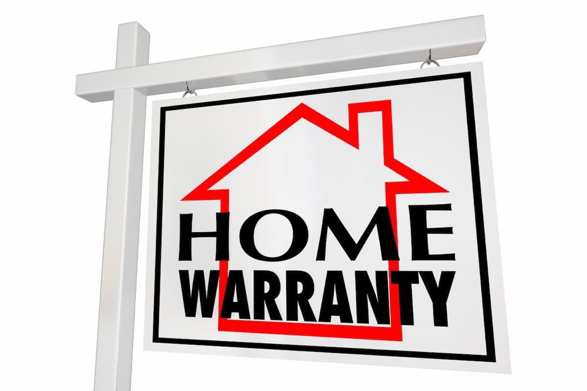 Illustration photo of a Home Warranty sign. 